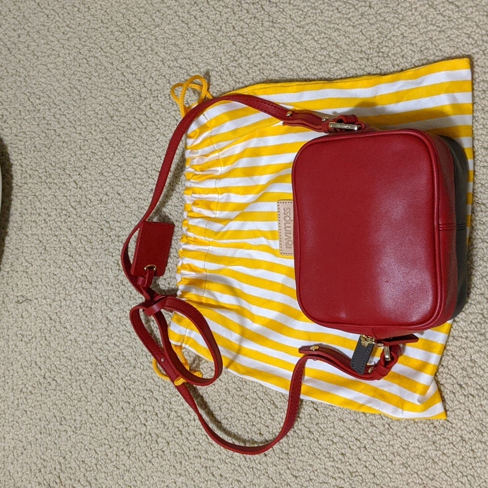 New Rovimoss Mini Square Crossbody leather bag